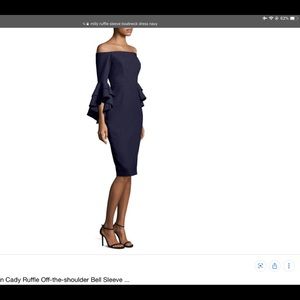 NWOT Milly ruffle sleeve v neck dress 👗 graduation or summer wedding! 💒